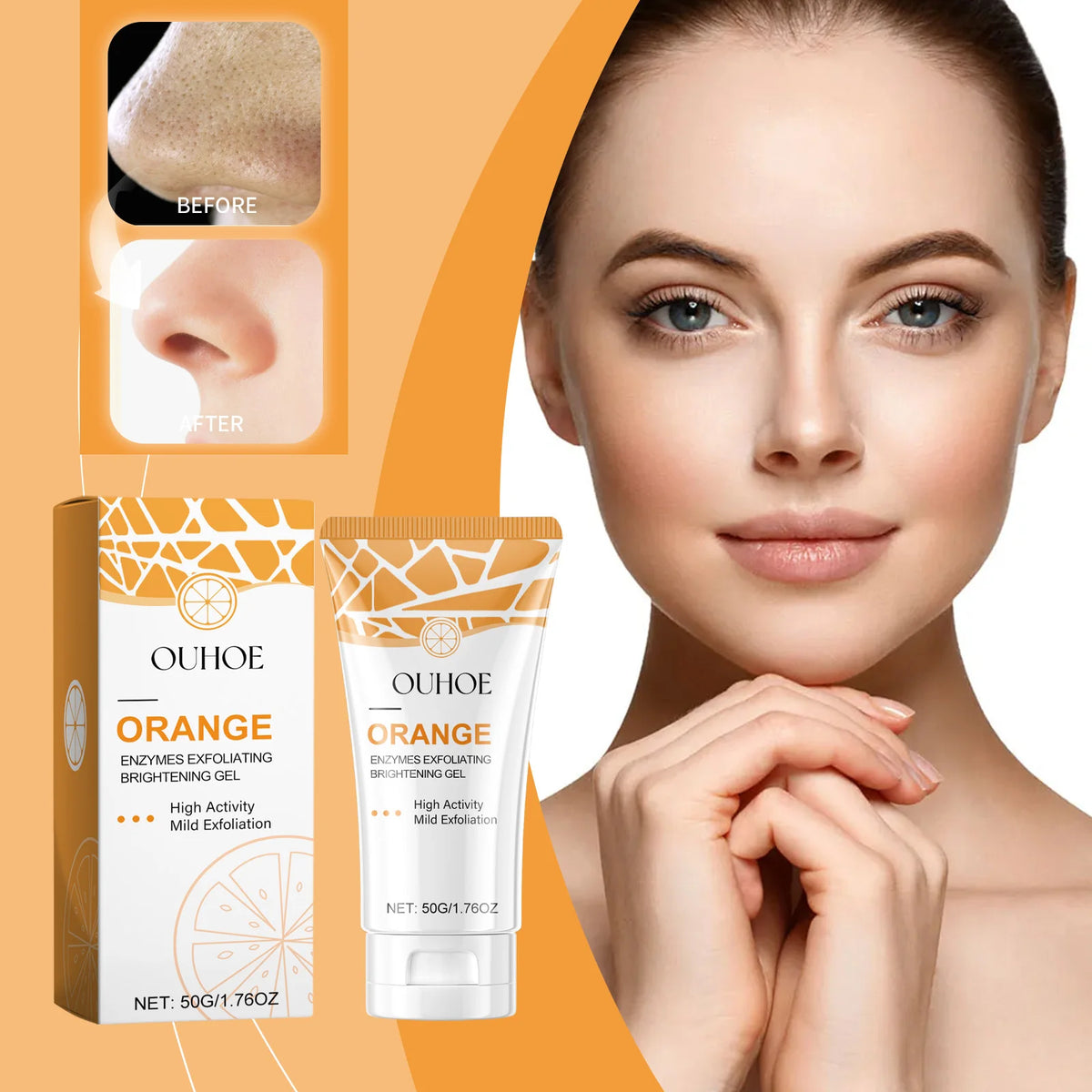 Exfoliating Face Gel Cleanser | Hydrating Pore Refiner 2/4pk Face Gel Cleanser QXL