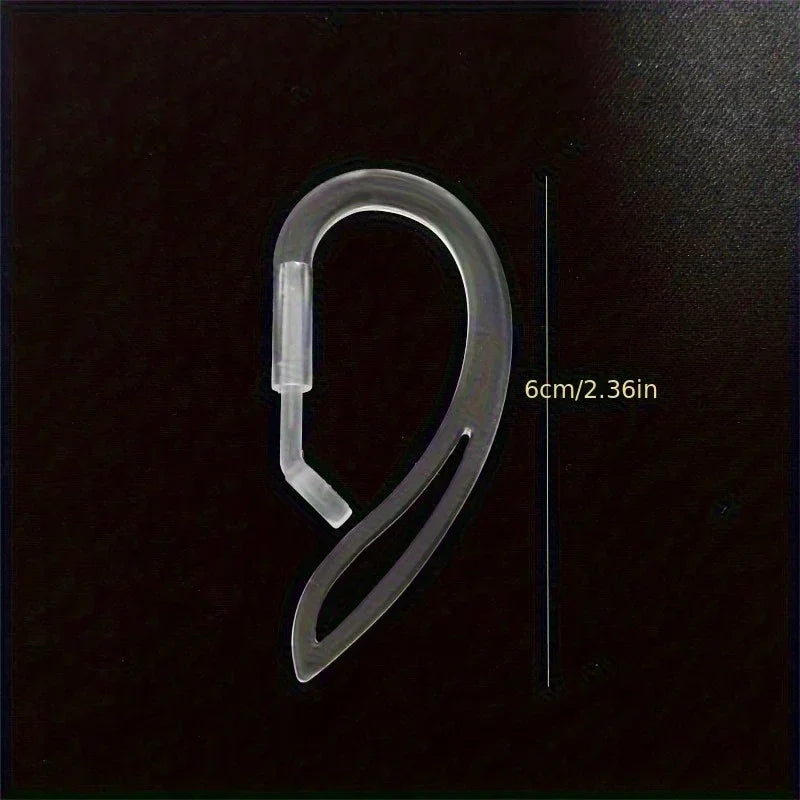 Silicone Ear Hooks for Wireless Earphones – Anti-Slip Sports Clip Earphone Ear Hooks QXL
