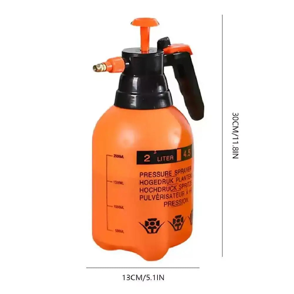 2/5L Garden Pump Pressure Sprayer | Brass Nozzle & Shoulder Strap Garden Pump Sprayer QXL