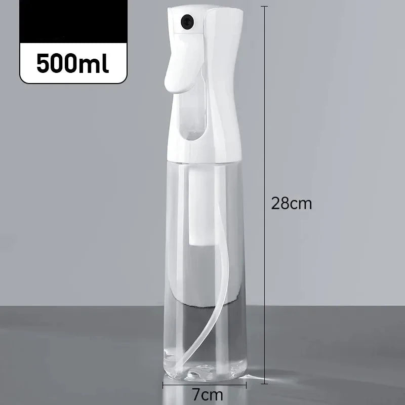 Continuous Mist Hair Spray Bottle Refillable 200/300/500ml Hair Spray Bottle QXL 500ml A