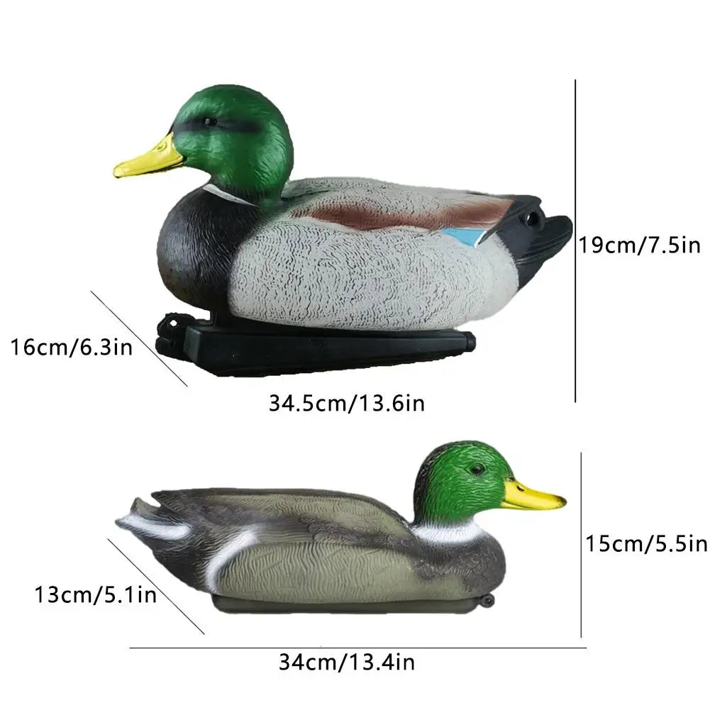 Realistic Mallard Duck Decoy | Floating Drake for Hunting & Garden Duck Hunting Decoy QXL