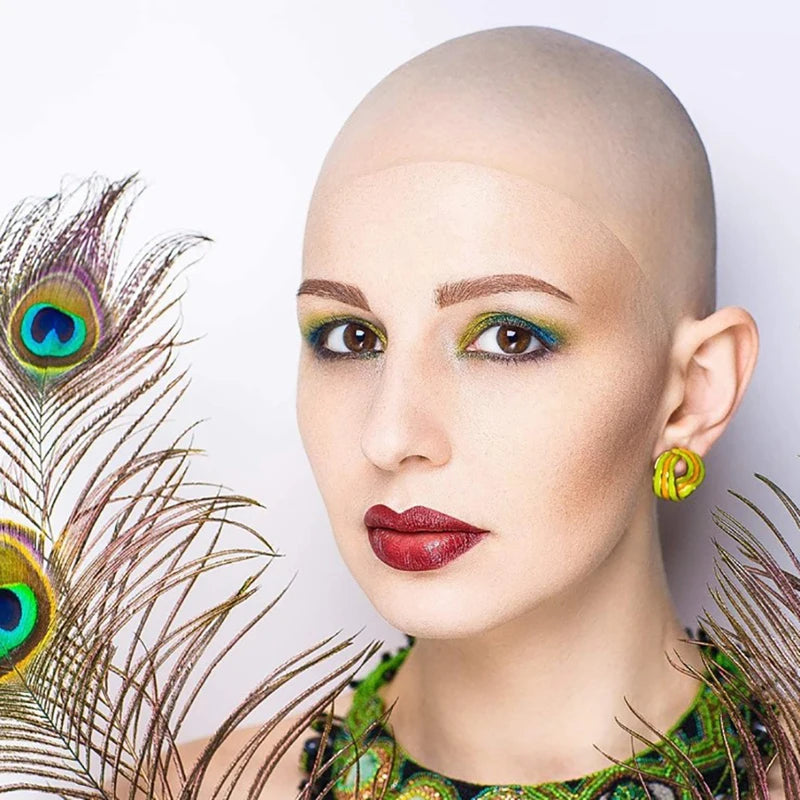 Fake Bald Head Latex Wig Cap | Party Costume Accessory Costume Bald Cap QXL