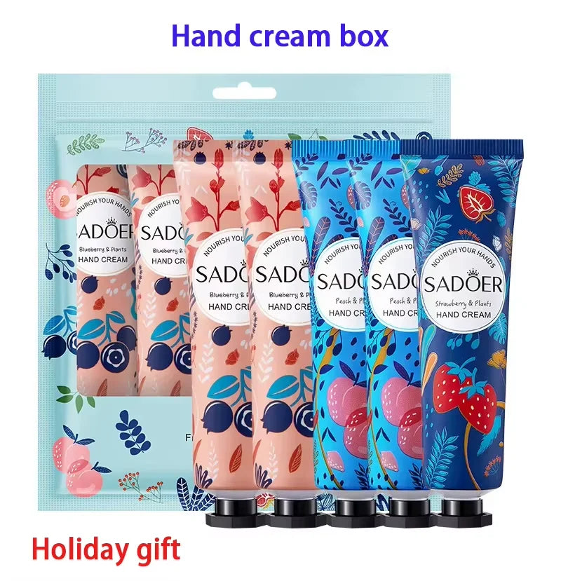 SADOER 5-Piece Travel Hand Cream Gift Set | 5 Fragrances Hand Cream Set QXL