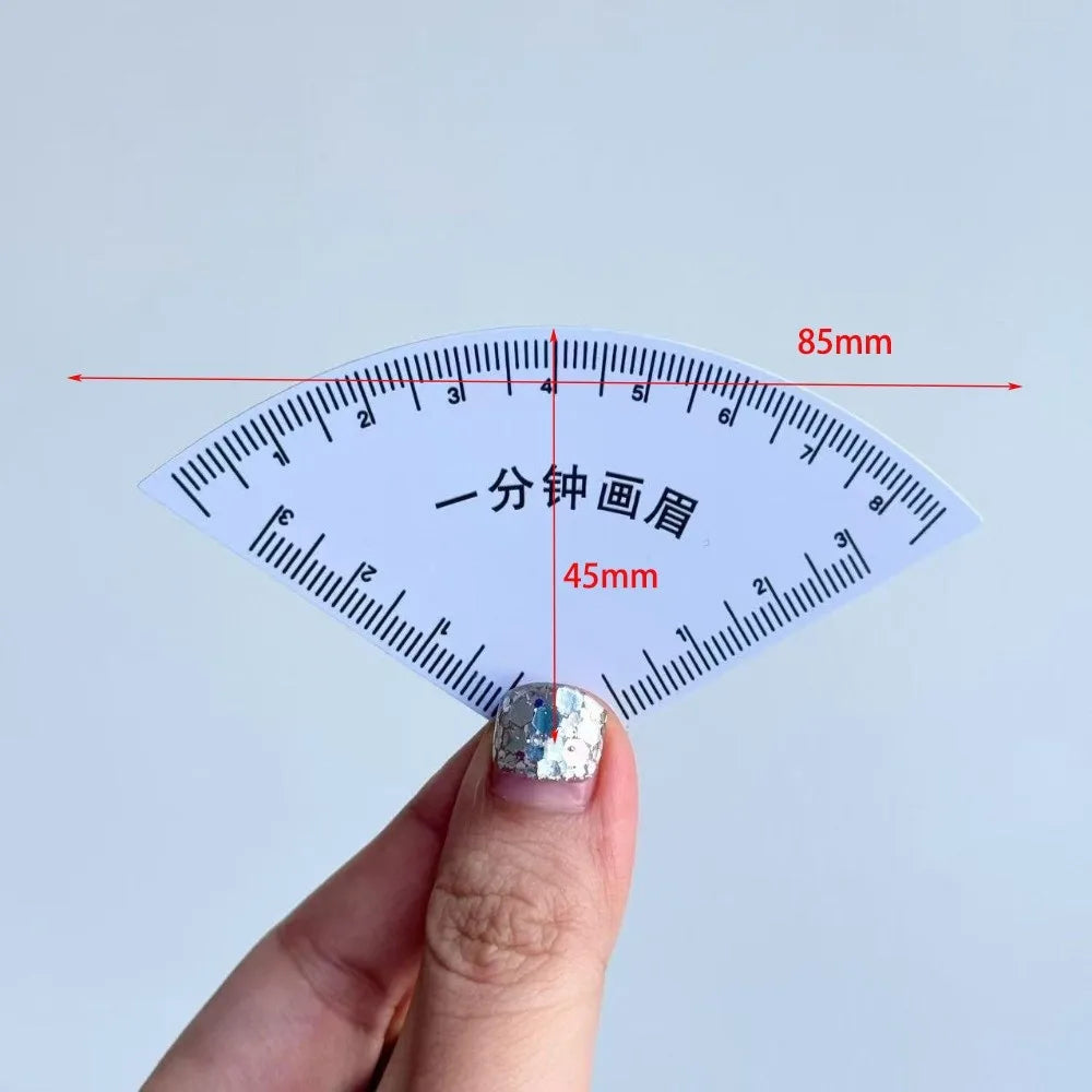 Reusable Eyebrow Shaping Stencil Design Ruler | Makeup Tool Eyebrow Stencil Ruler QXL