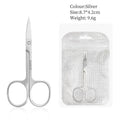 VVOCCI Stainless Steel Scissors – Nail, Brow & Nose Trimmer Grooming Scissors QXL M108 Silver