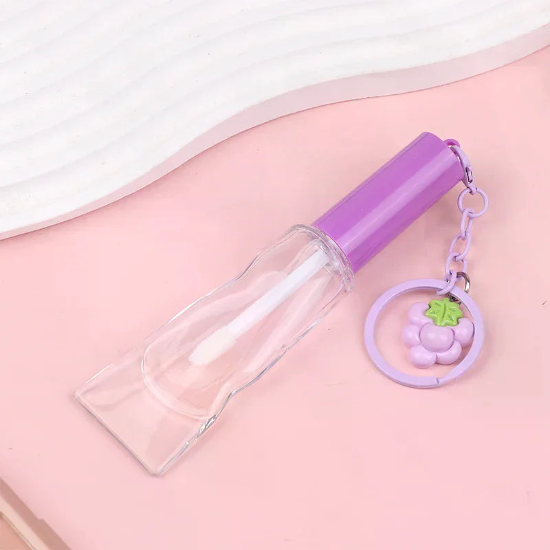 6ml Empty Refillable Lip Gloss Tubes | ABS+PET Big Brush Wand Lip Gloss Container QXL
