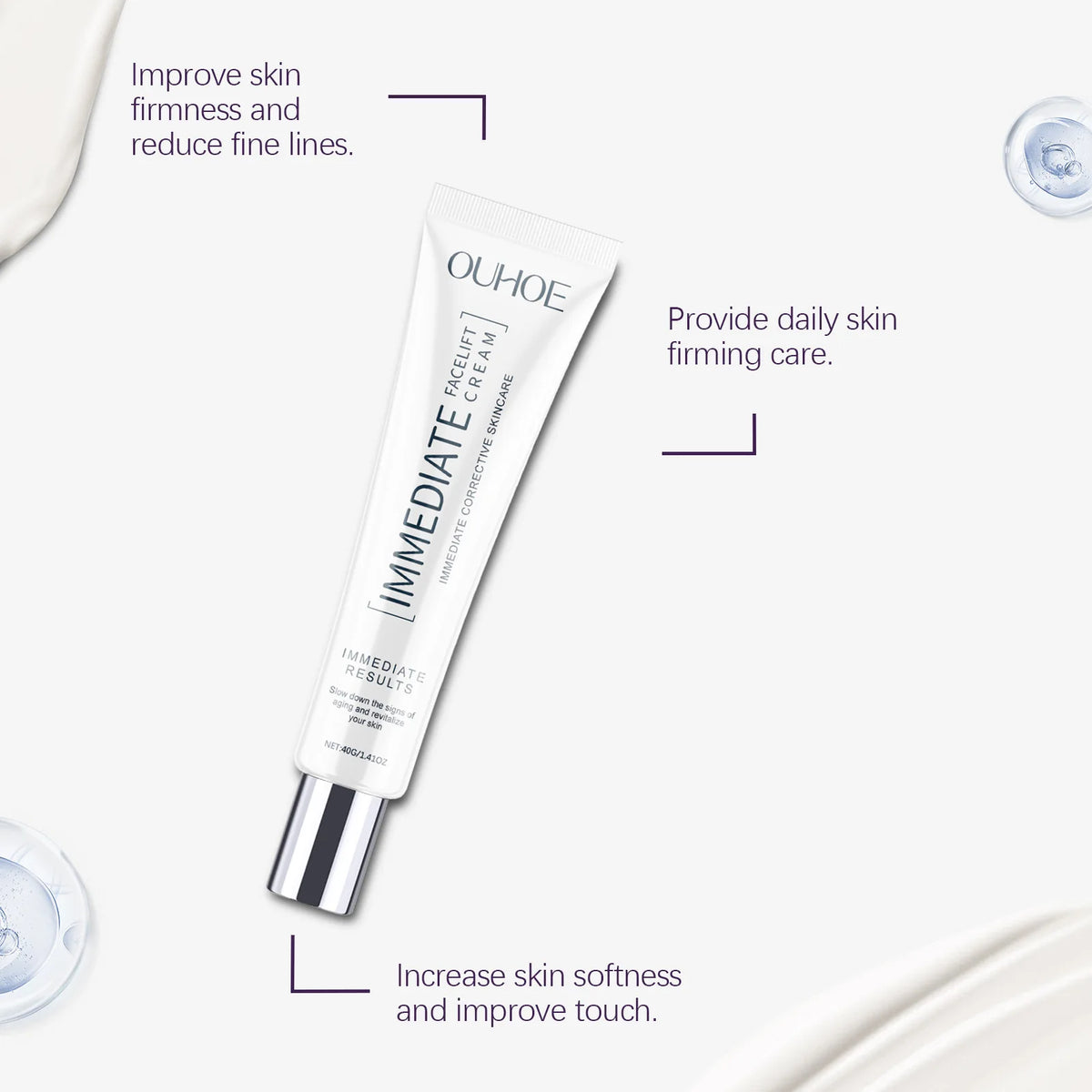 OUHOE Firming Moisturizing Face Cream 40g | Anti-Aging Facial Firming Cream QXL