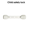5-Pack Baby Safety Cabinet & Drawer Locks | Anti-Pinch Strap Baby Safety Lock QXL B158 Gray-1Pcs