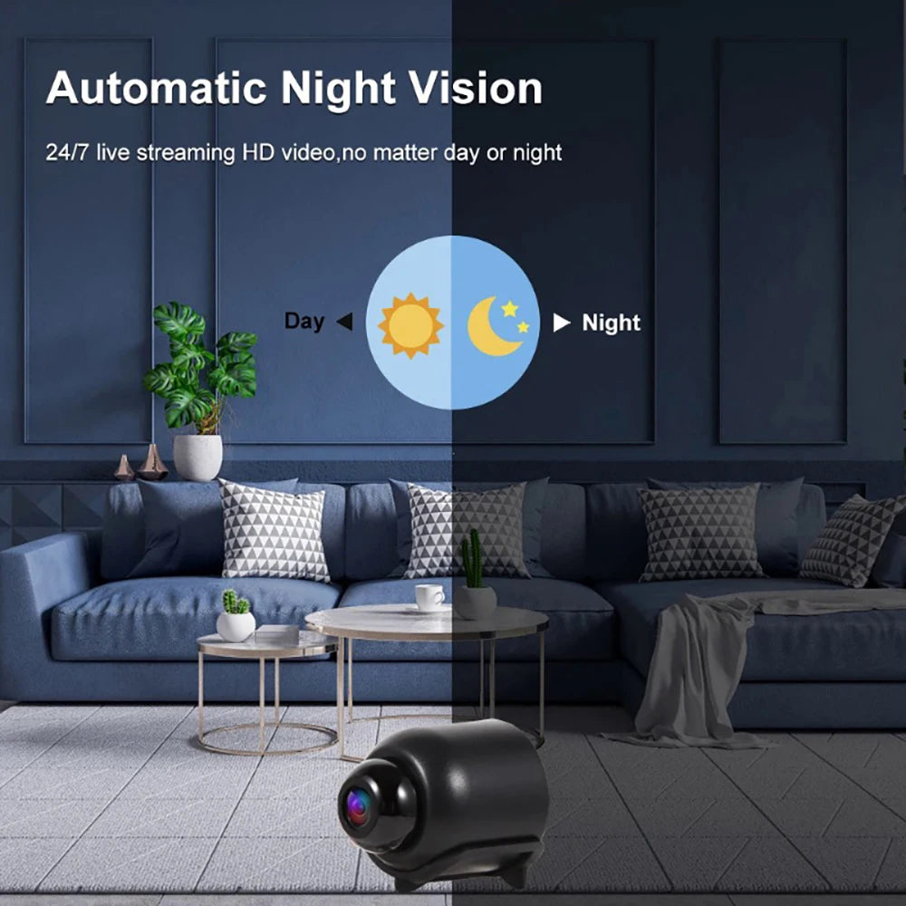 1080P Mini WiFi Camera | Night Vision Baby Monitor & Security WiFi Security Camera QXL