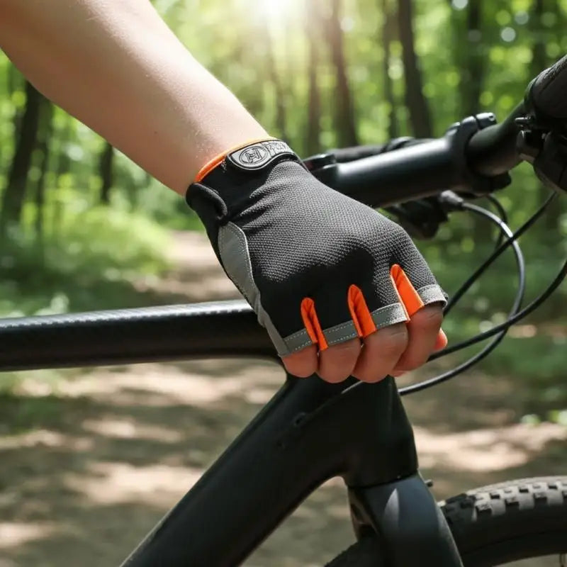 Fingerless Cycling Gloves – Anti-Slip Breathable Bike Gloves Fingerless Cycling Gloves QXL