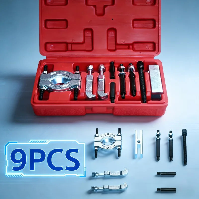 5-Ton Bearing Puller Separator Kit 9/12/14 Pc – Hub & Gear Bearing Puller Kit QXL 9PCS