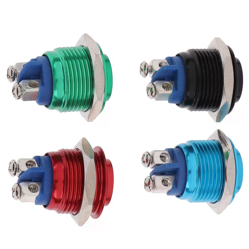 16mm Waterproof Momentary Push Button Switch IP65 | Mount Push Button Switch QXL