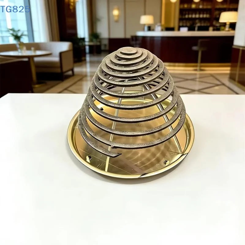 Metal Mosquito Coil Holder 2/5-Pack with Ash Catcher Tray Mosquito Coil Holder QXL