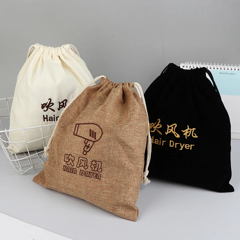 Hair Dryer Drawstring Storage Bag | Dust & Scratch Cover Hair Dryer Storage Bag QXL