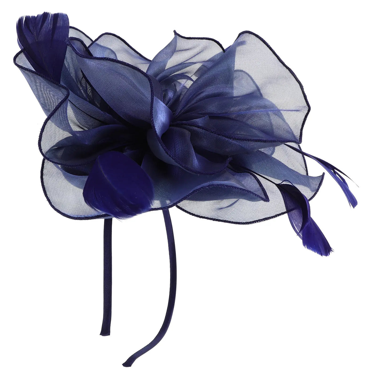 Floral Fascinator Hat | Mesh Plume Headdress for Tea Party Fascinator Hat QXL Default Title