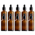 10-Pack Amber Glass Dropper Bottles with Scale 5ml–50ml Glass Dropper Bottles QXL 5ml drop bottle