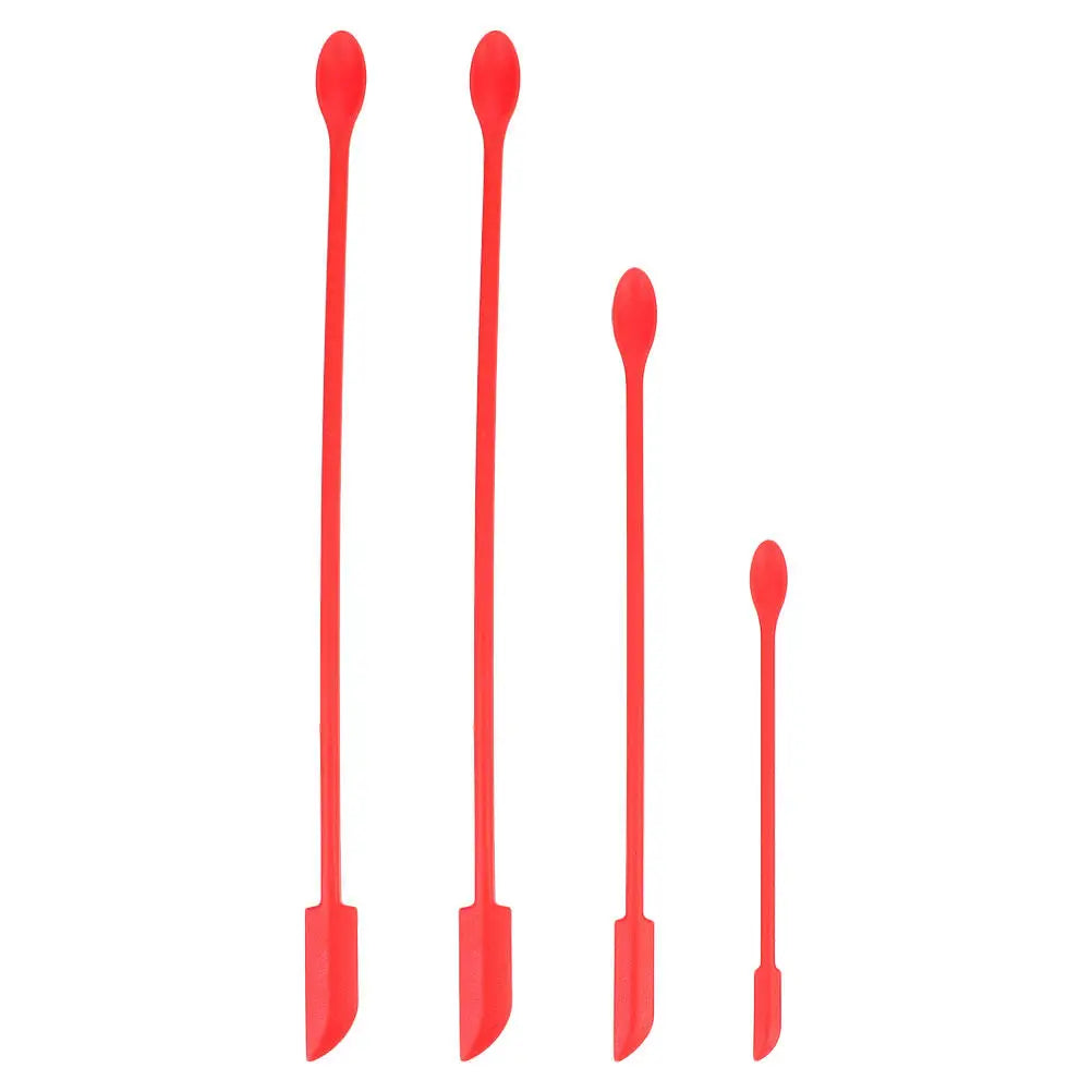 4-Piece Silicone Spatula Set – Flexible Jam & Cream Scraper Silicone Spatula Set QXL
