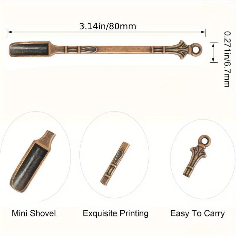 Mini Stainless Steel Powder Scoop Spoon | Small Metal Shovel Mini Measuring Scoop QXL