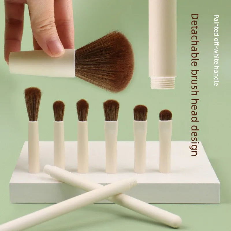 Zoreya 15-Piece Mini Makeup Brush Set | Detachable Handle Makeup Brush Set QXL