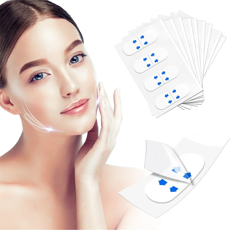 Invisible Face Lift Tape | V-Shape Chin Lifting Patches Face Lift Tape QXL