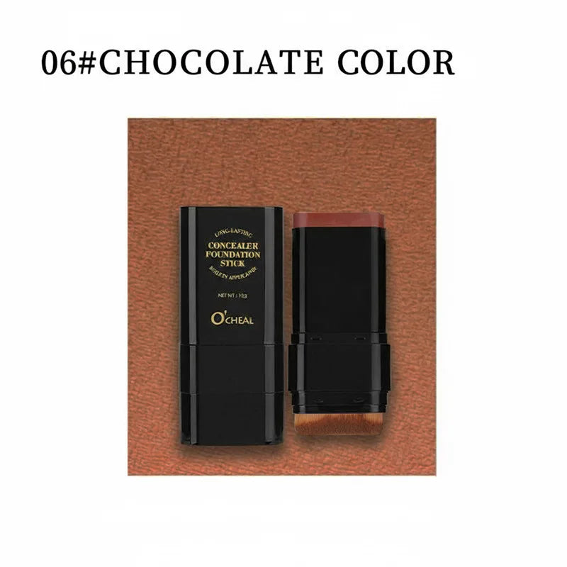 Matte Foundation Cream Stick – Full Coverage Waterproof Concealer Foundation Concealer Stick QXL 5