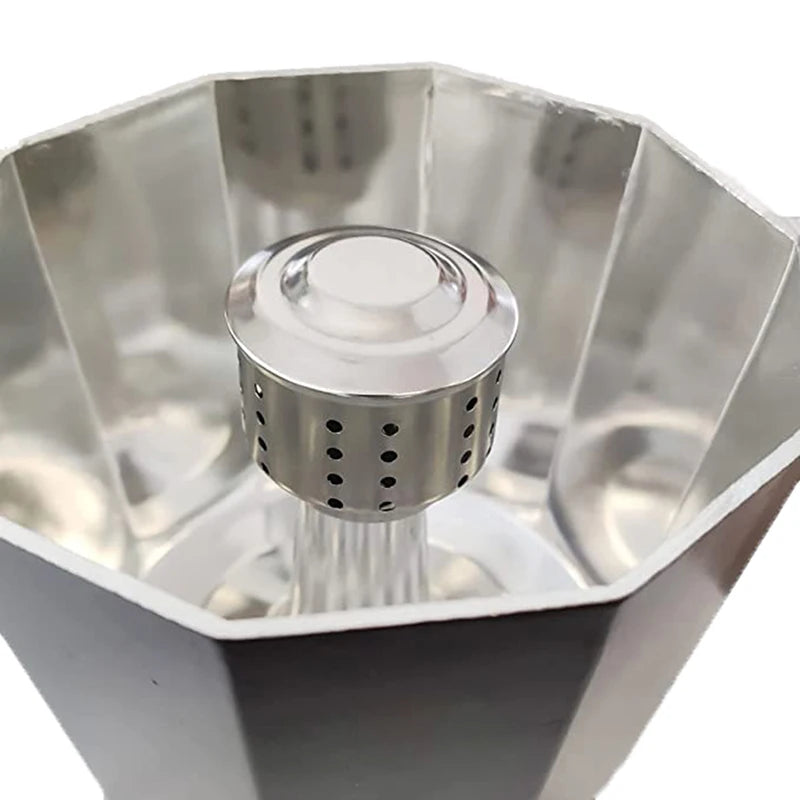 Moka Pot Anti-Splash Valve Cover | 304 Stainless Steel Coffee Maker Accessory QXL