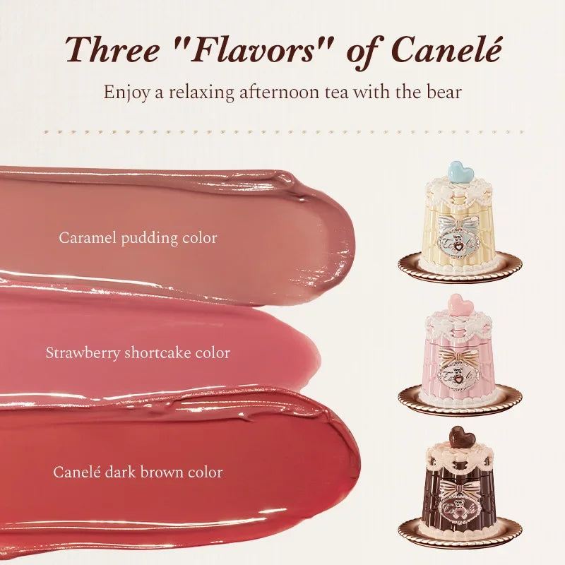 Flower Knows Sweetie Bear Lip Jelly & Satin Blush | Waterproof Lip Gloss & Blush QXL