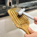 2-in-1 Hair Brush & Comb Cleaning Tool | Dust Remover Brush Cleaning Tool QXL 1Pc Grey