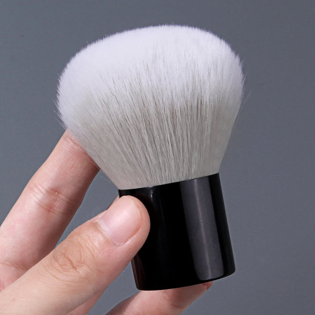 Nail Dust Brush – Ultra-Soft Wide Nylon & Aluminum Handle Nail Dust Brush QXL