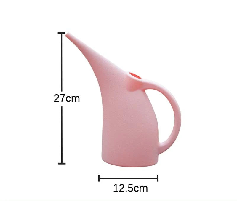 Long Spout Watering Can for Indoor Plants & Succulents Watering Can QXL Pink 1L