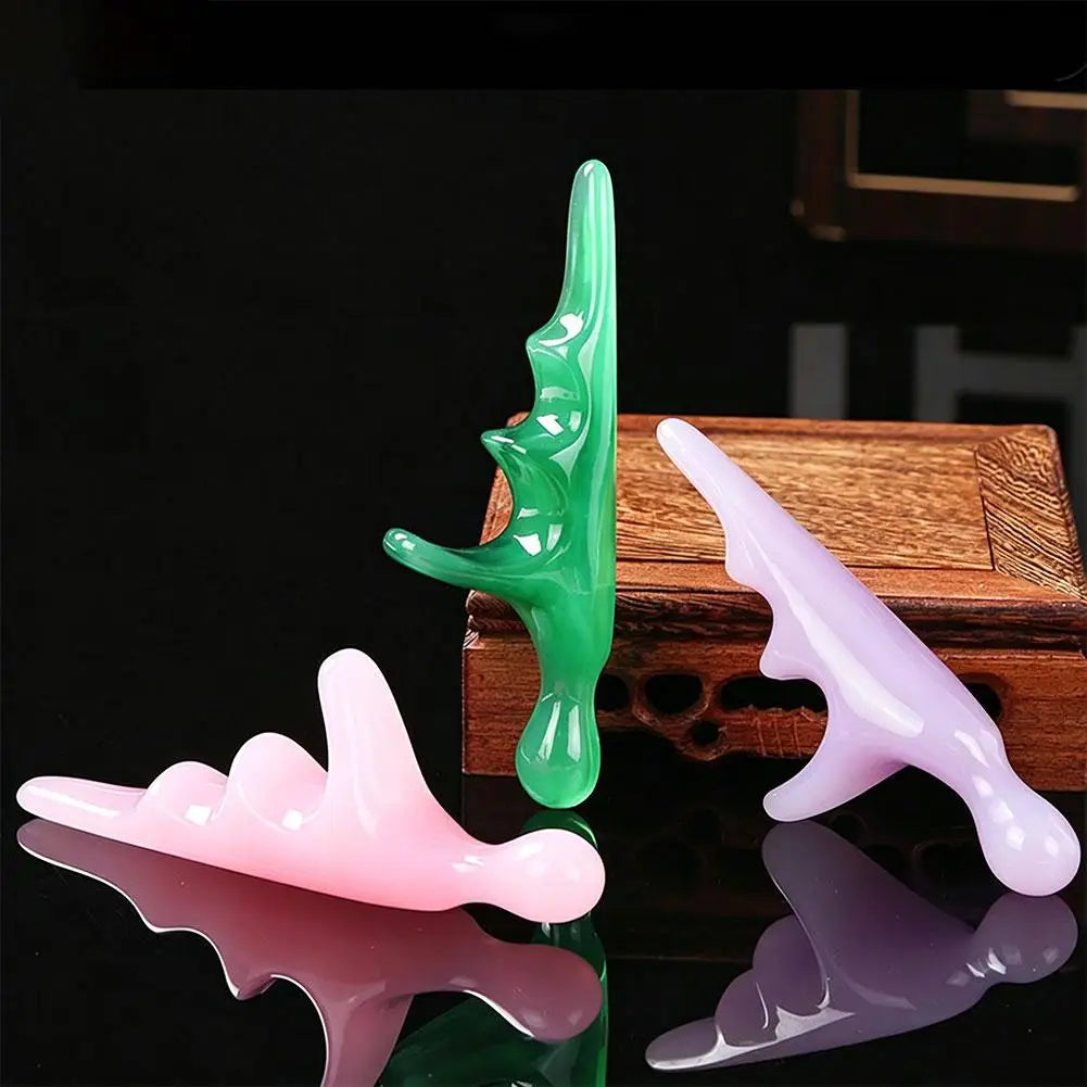 Triangular Gua Sha Foot Massage Cone | Reflexology Acupoint Tool Reflexology Massage Tool QXL