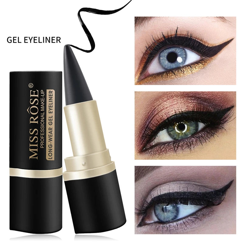 Waterproof Matte Eyeliner Pen | Long-Lasting Black Liner Eyeliner Pen QXL