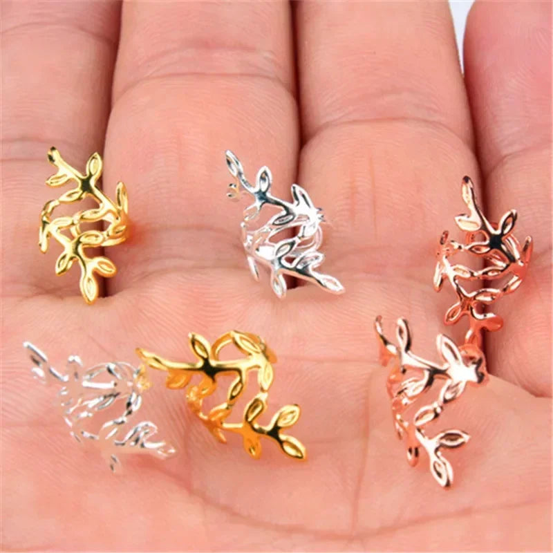 Gold & Silver Dreadlock Hair Rings | Adjustable Braid Cuff Clips Braid Hair Rings QXL