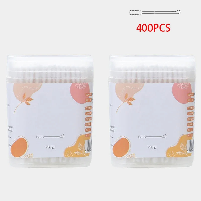 400-Pack Baby Cotton Swabs | Organic, Safe & Biodegradable Baby Cotton Swabs QXL B293 B