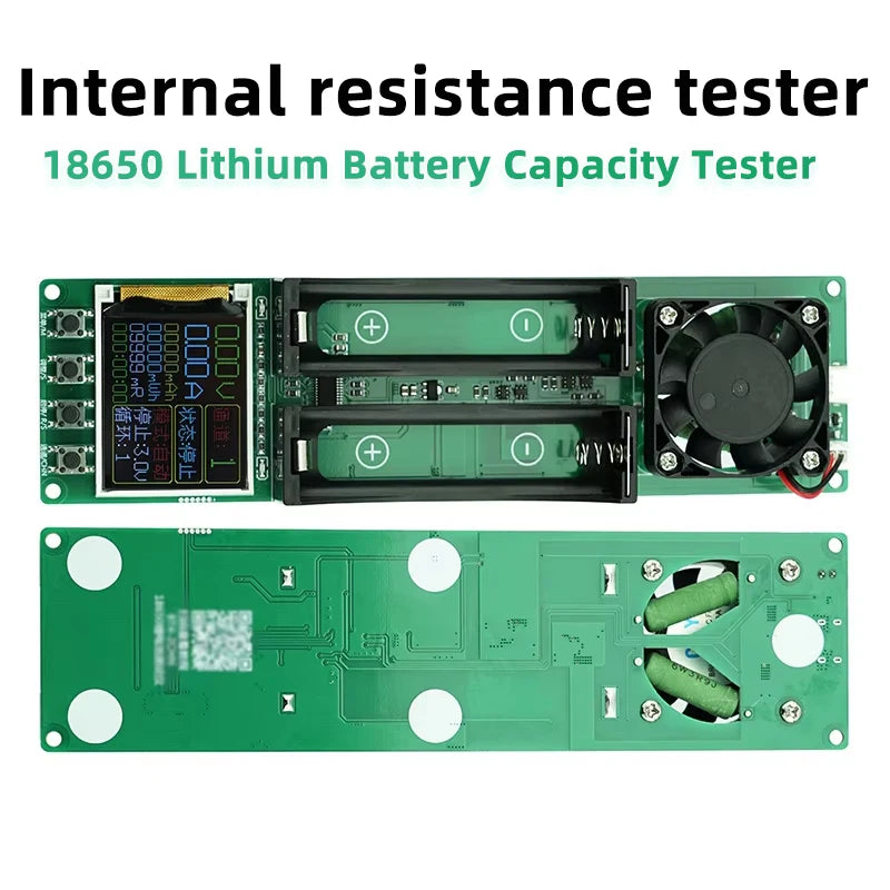 18650 Battery Capacity & Internal Resistance Tester | Type-C Battery Capacity Tester QXL