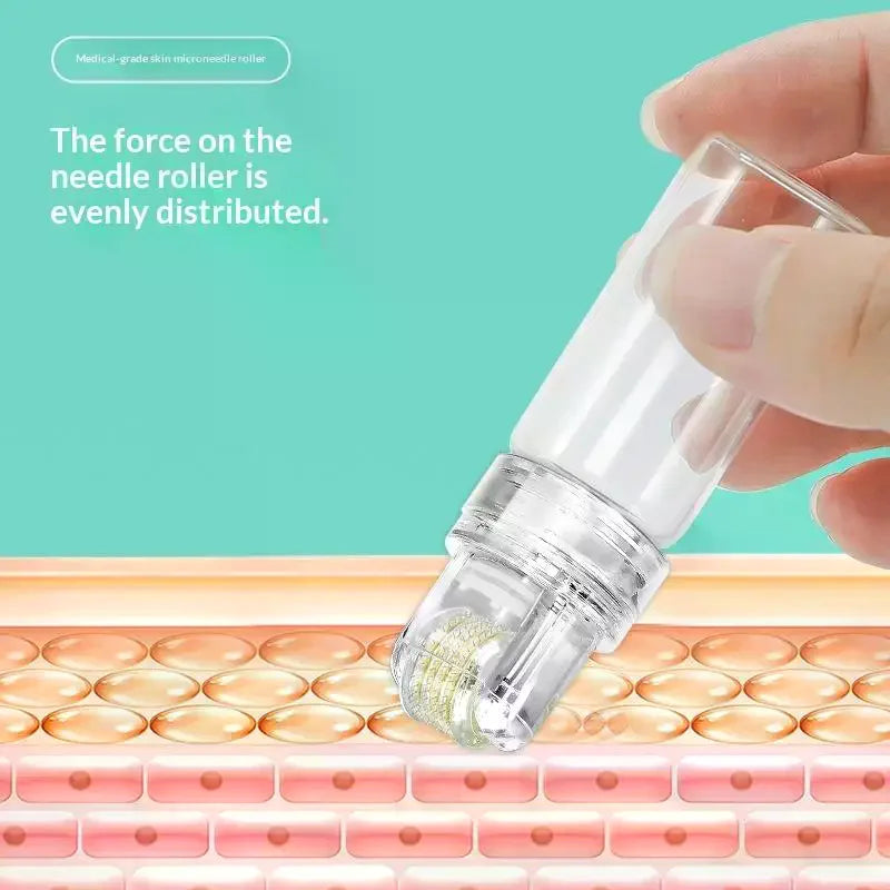 128-Pin Microneedle Derma Roller 0.25mm | Serum Applicator Microneedle Derma Roller QXL