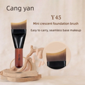 Crescent Mini Foundation Brush | Non-Absorbent Makeup Tool Foundation Brush QXL Cangyan Y45 Mini