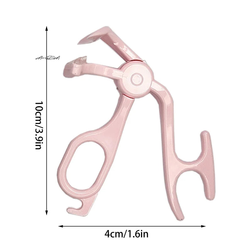 Wide-Angle Eyelash Curler with Comb | One-Clip Lash Tool Eyelash Curler QXL