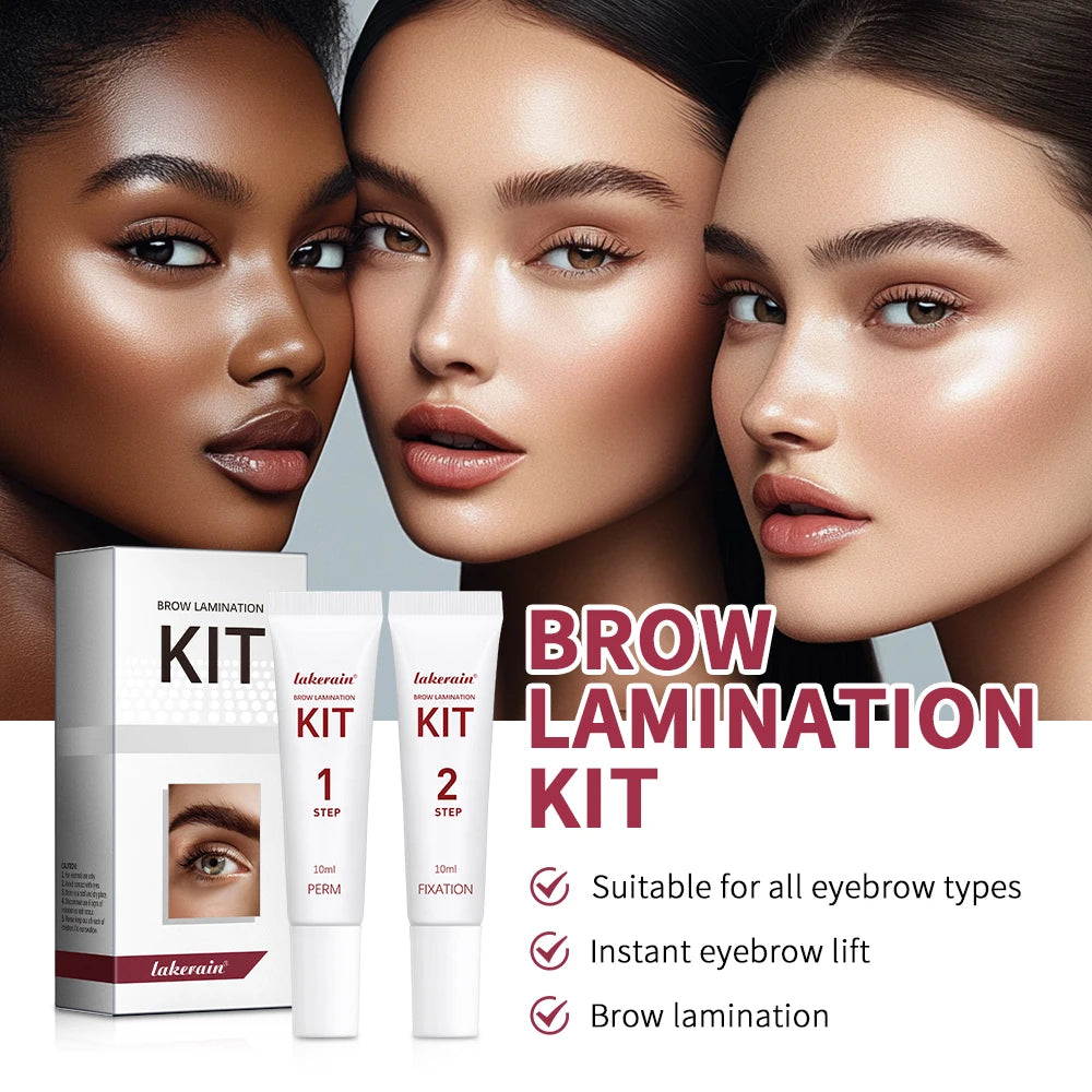 Lash Lift & Eyebrow Lamination Kit | Semi-Permanent Brow Set Lash Lift Kit QXL