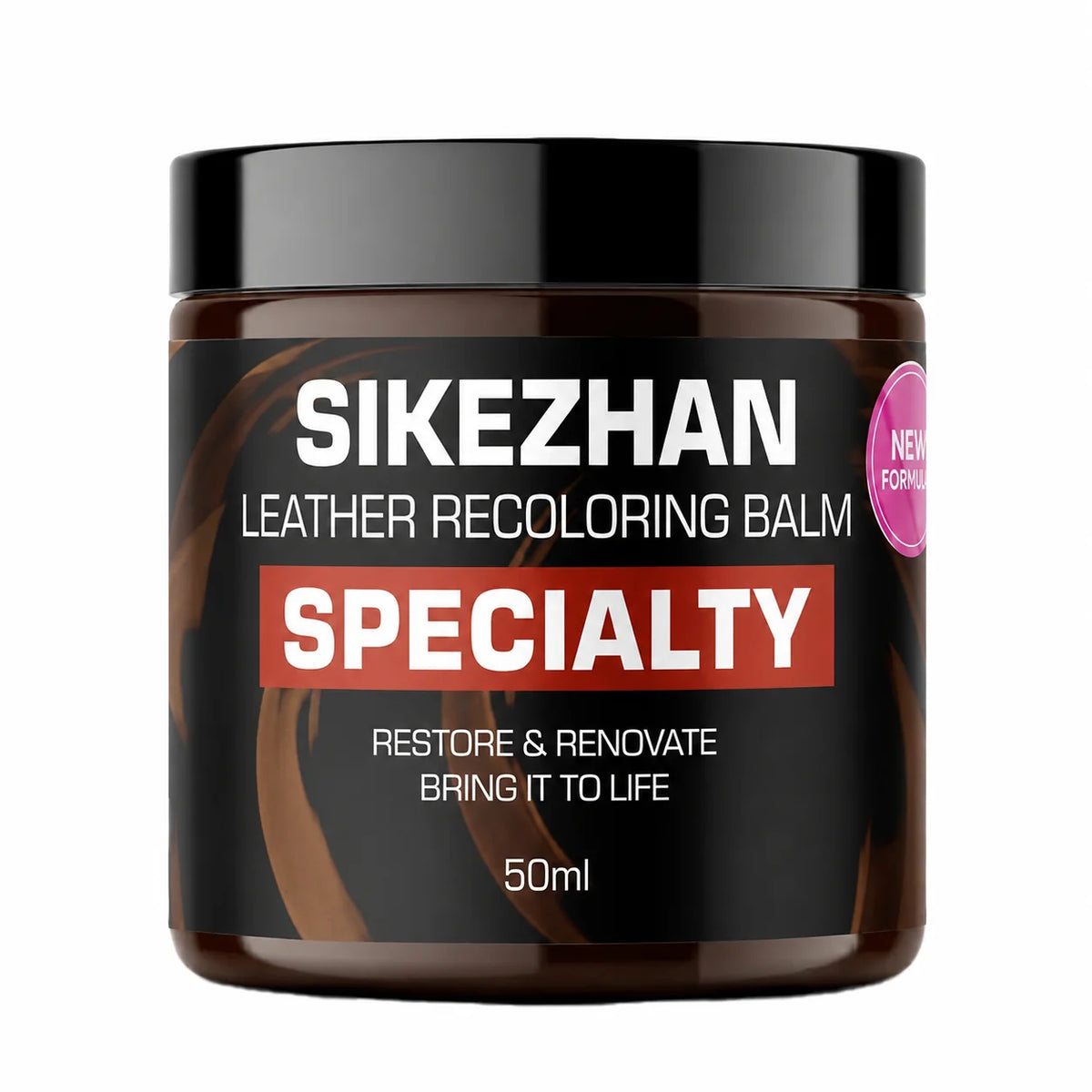 SIKEZHAN Leather Recoloring Balm 50ml | Restore Car Seats & More Leather Restoration Balm QXL brown 50 ML
