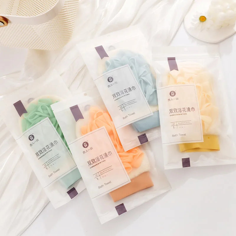Double-Sided Exfoliating Gloves & Bath Body Scrubber Bath Body Scrubber QXL