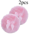 Large Velvet Powder Puff | Washable Face & Body Makeup Tool Velvet Powder Puff QXL 2pcs