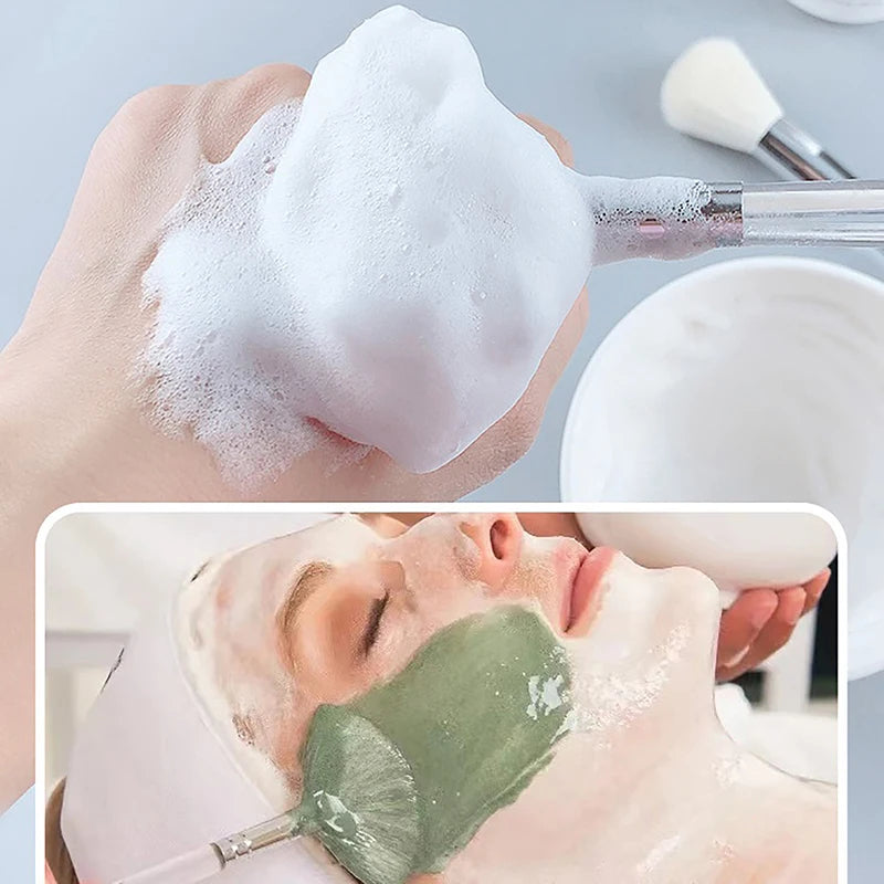 Soft Bristle Facial Cleansing & Mask Brush | Skin Care Tool Facial Cleansing Brush QXL