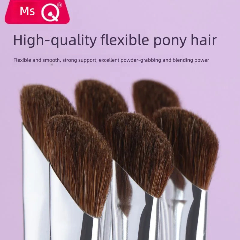 MSQ Horsehair Nose Contour Brush | Precision Shadow Sculpting Nose Contour Brush QXL