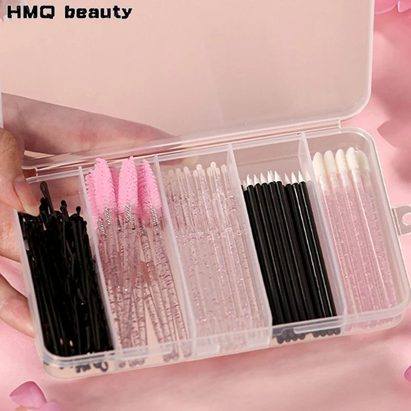 80-Pc Makeup Brush Set | Eyebrow, Lip & Lash Extension Tools Makeup Brush Set QXL