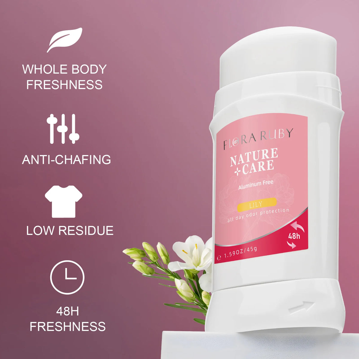 Underarm Deodorant Cream | Odor-Neutralizing Body Freshness Deodorant Cream QXL