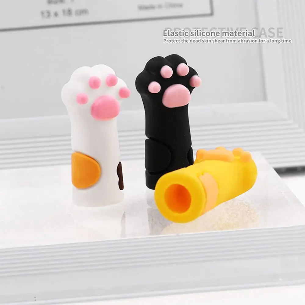 Silicone Cuticle Scissor Protective Cap | Cat Paw Cover Scissor Protective Cap QXL