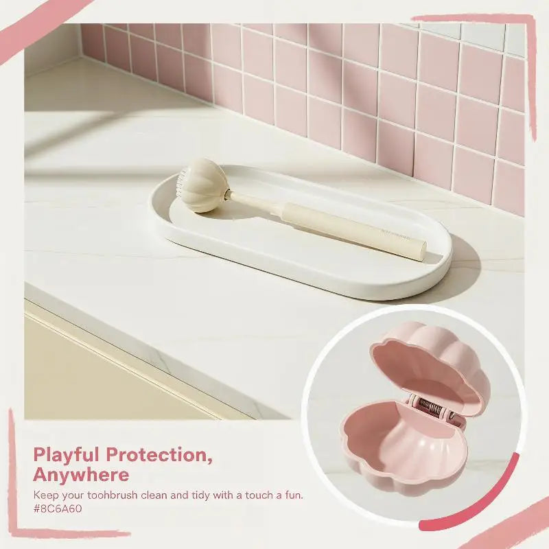 Portable Toothbrush Head Cover | Snap Dust-Proof Travel Cap Toothbrush Head Cover QXL