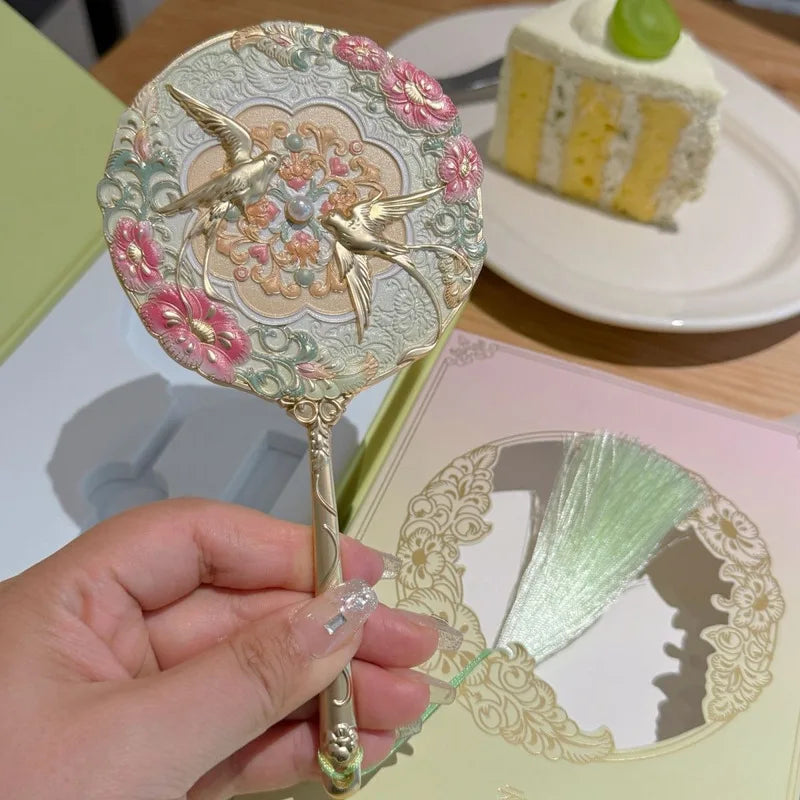Cloud Sparrow Handheld Makeup Mirror Gift Box | Travel Mirror Handheld Makeup Mirror QXL
