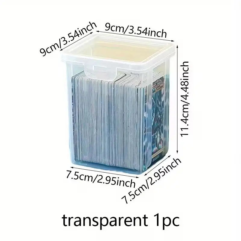 Playing Card & Business Card Storage Box | Metal & Plastic Card Storage Box QXL